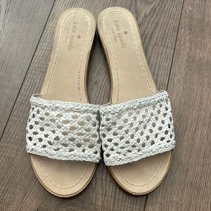 Kate Spade sandals weave leather